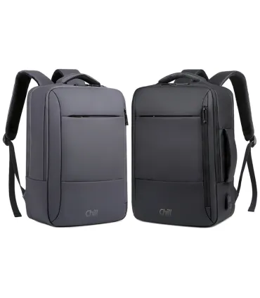 Chill Voyage Backpack (Black) | Rainproof | USB | Anti-theft | Nordic Design