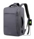 Chill Voyage Backpack - Grey | Rainproof | USB-port | Lightweight | Nordic Design