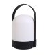 LED Table Lamp (battery powered), Black/White