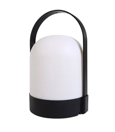 LED Table Lamp (battery powered), Black/White