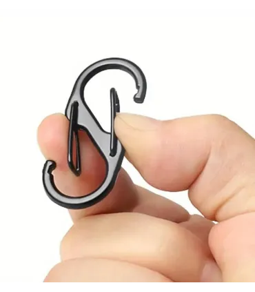 Mini Double Carabiner lock for e.g. bags/backpacks etc.