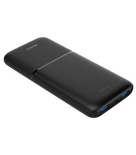 Deltaco 10000mAh USB-C PD PowerBank (20W), Black, CE | Nordic Design