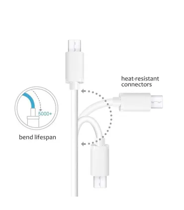 USB Type-C / USB-C cable, 30cm White