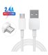 Micro-USB to USB-A charging cable (many variants)