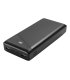 Deltaco 30000mAh USB-C PD PowerBank, LED Display, Black