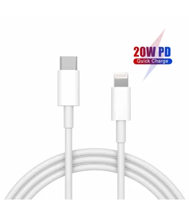 USB-C to Lightning cable with USB Power Delivery (USB-PD)